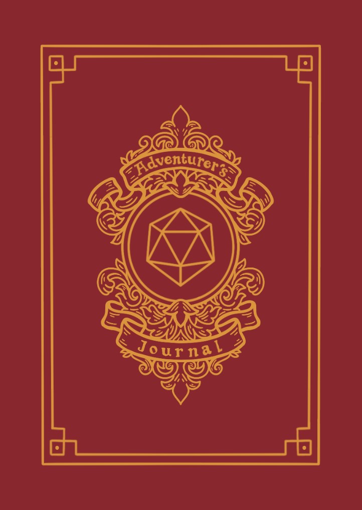 Players Campaign Journal - Designed for DnD 5e - A5 - Red - Trinity ...